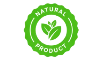 100% natural badge