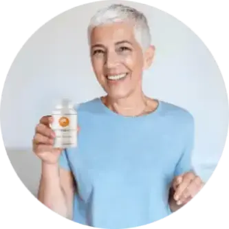 Middle-aged woman sharing positive feedback